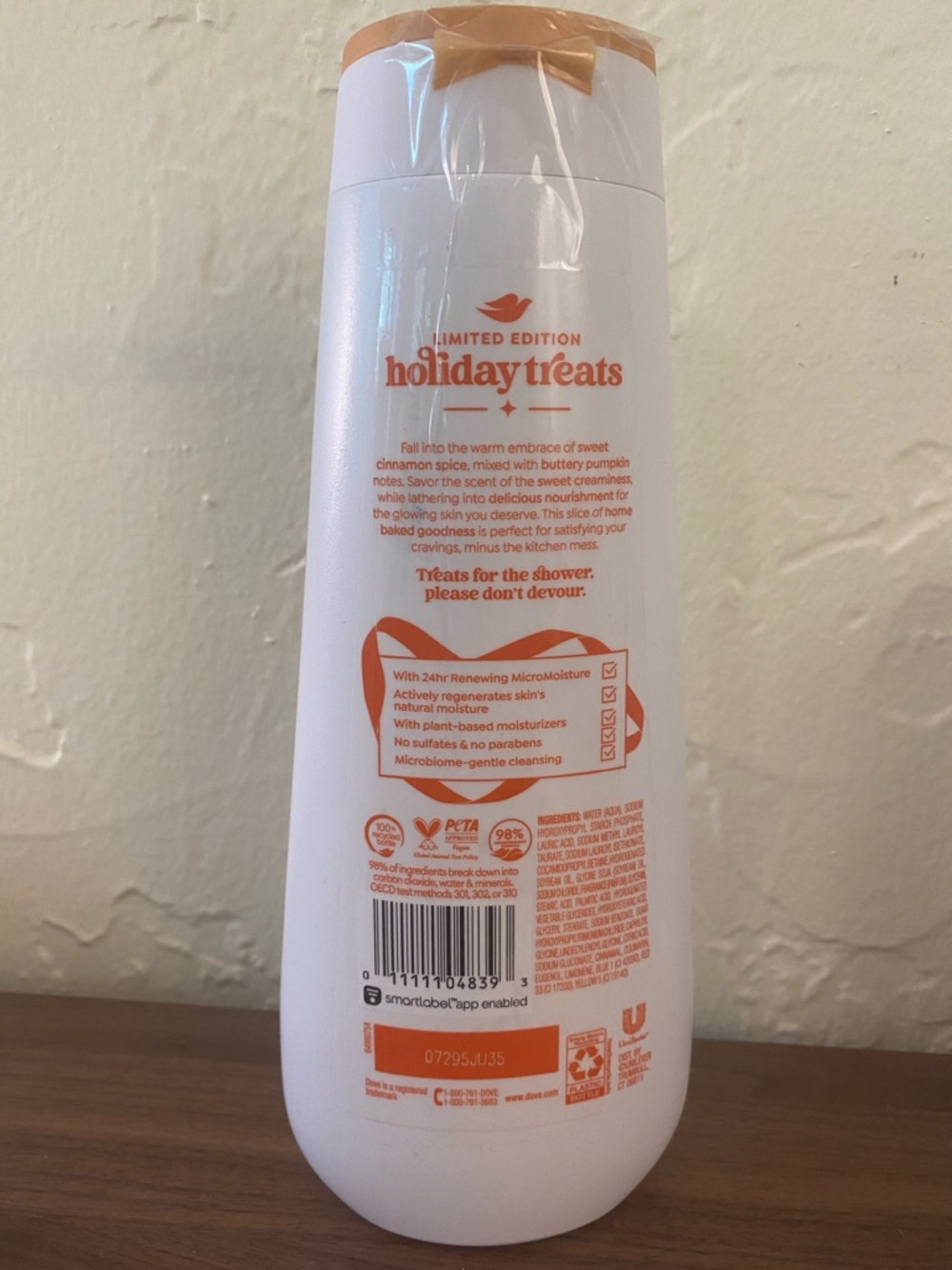 Dove Holiday Treat Cinnamon Pumpkin Pie Body Wash & Deodorant Limited Edition - Picture 3 of 5